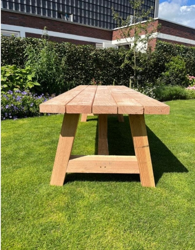 robuuste tuintafel van douglashout, Ophalen of Verzenden, Nieuw, Rechthoekig, Hout