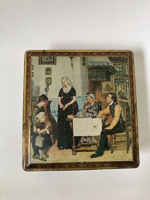 koekblik, Verzamelen, Blikken, Ophalen of Verzenden, Gebruikt, Koek(jes), Overige merken