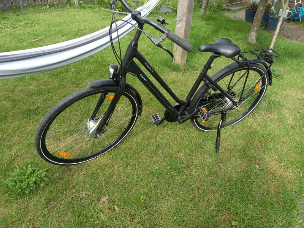 Giant attend cs 3 maat S zgan dames fiets, Fietsen en Brommers, 53 tot 56 cm, Versnellingen, Zo goed als nieuw, Trommelrem