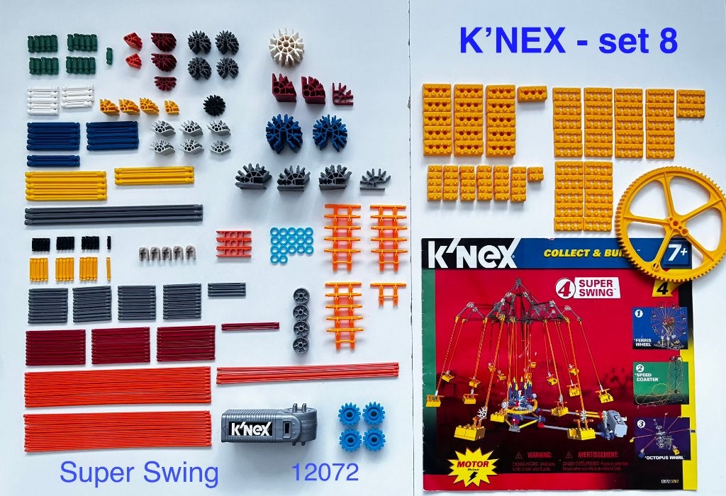 K'NEX Super Swing (4) – 12072 - compleet, Ophalen of Verzenden, Zo goed als nieuw, K'nex