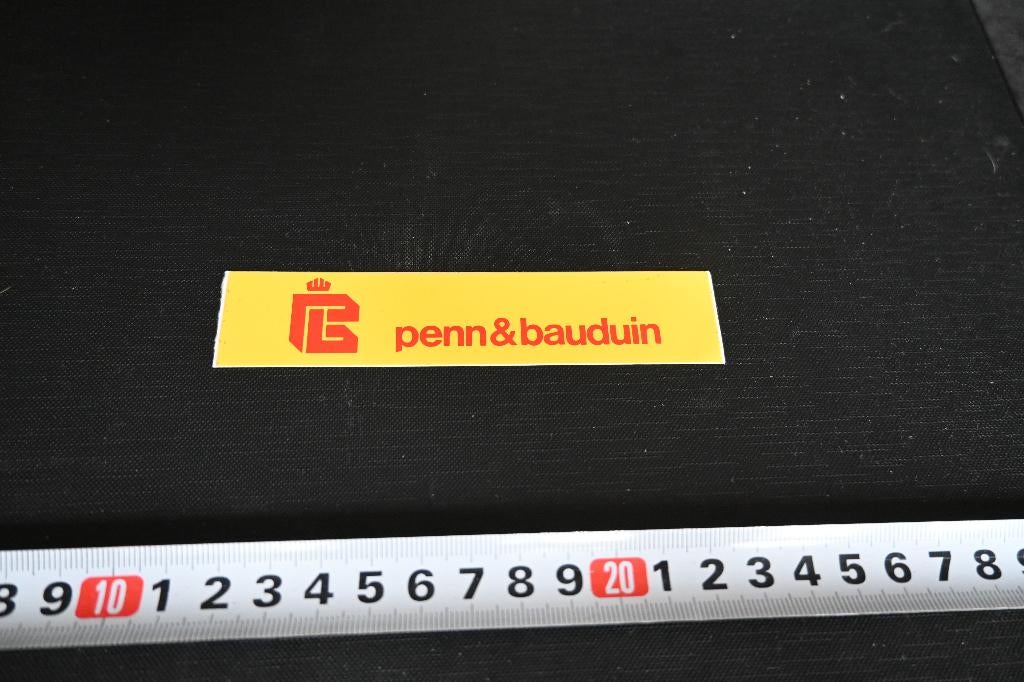 sticker Penn & Bauduin, Verzamelen, Stickers, Zo goed als nieuw, Ophalen