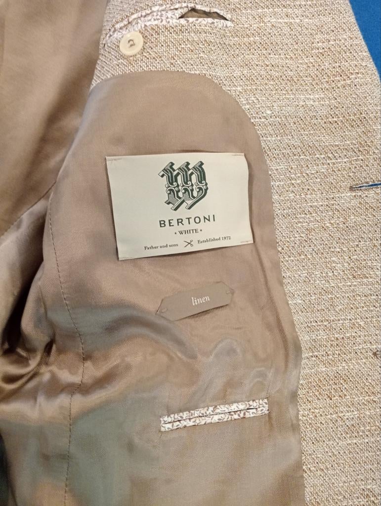 Heren colbert, Ophalen of Verzenden, Nieuw, Maat 52/54 (L), Beige