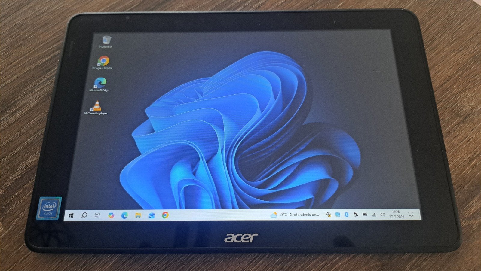 Acer Tablet met Windows 10, Computers en Software, 10 inch, Gebruikt, Ophalen of Verzenden, Wi-Fi