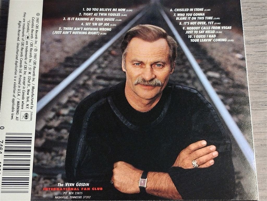 Vern Gosdin ‎– Chiseled In Stone, Ophalen of Verzenden, Gebruikt