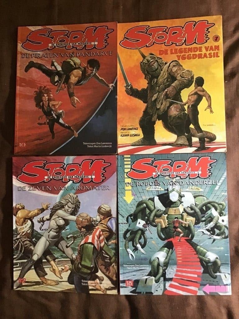 4 delen Storm door Don Lawrence, Meerdere stripboeken, Ophalen of Verzenden, Gelezen