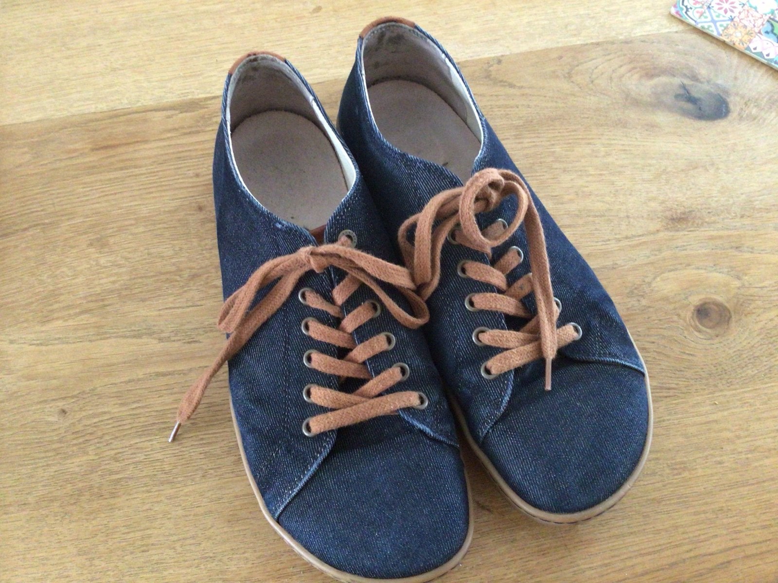 Birkenstock zomerschoen, canvas, katoen gevoerd, barefoot, Blauw, Ophalen of Verzenden, Sneakers of Gympen, Zo goed als nieuw