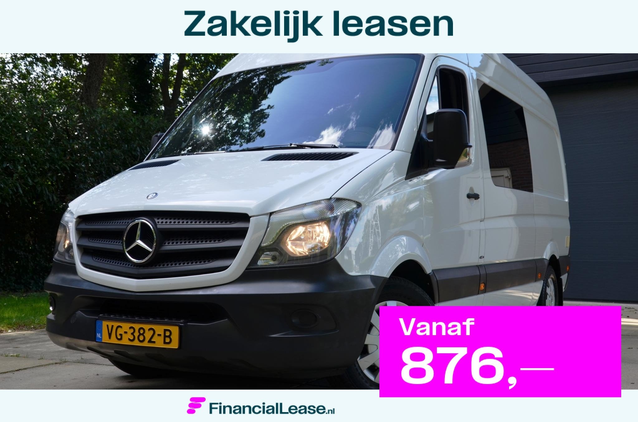 Mercedes-Benz Sprinter 310 CDI Rolstoelbus L2 H2 Automaat Ai, Euro 5, Gebruikt, 4 stoelen, Bedrijf
