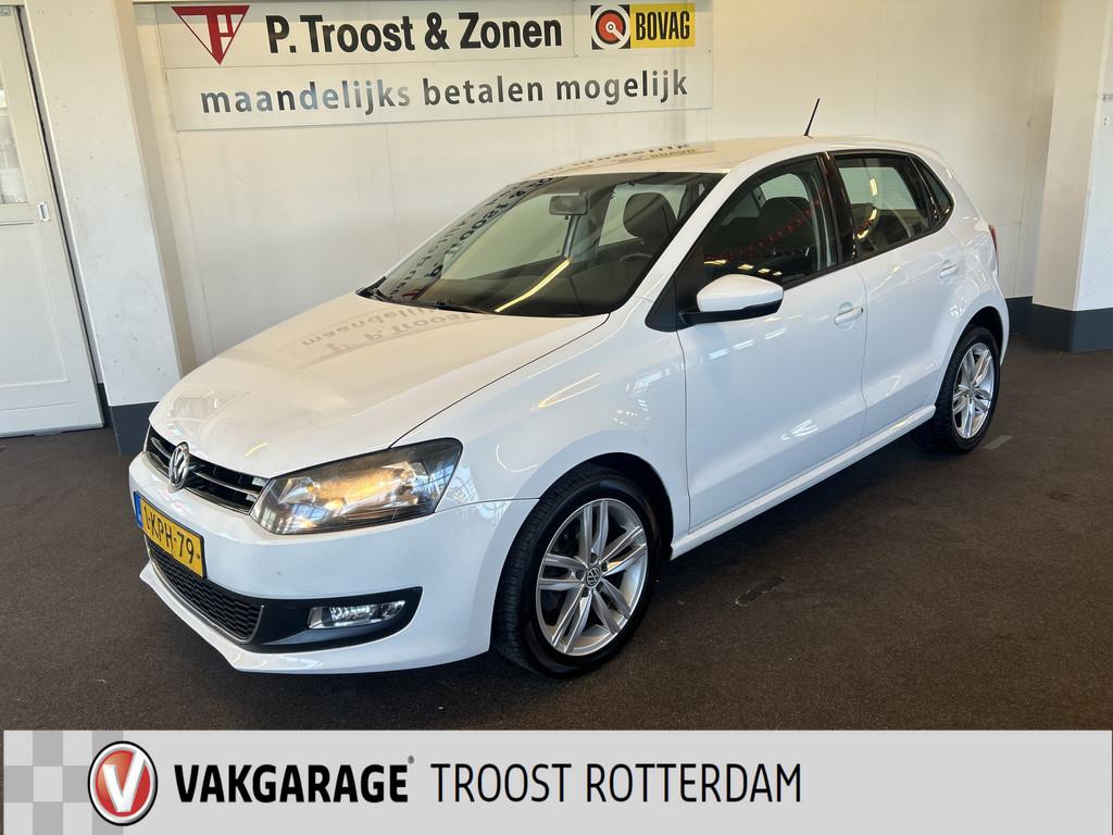 Volkswagen Polo 1.2 TSI BlueMotion High Edition | Cruise con, Euro 5, Stof, Zwart, 4 cilinders