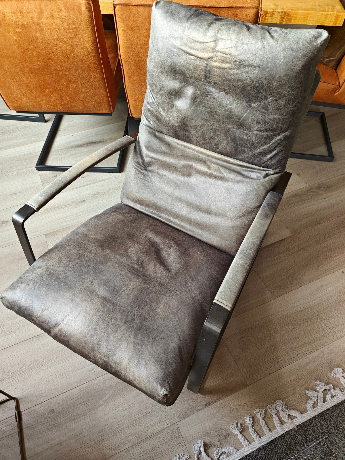Fauteuil Lex Eleonora, Ophalen of Verzenden, Leer, 50 tot 75 cm