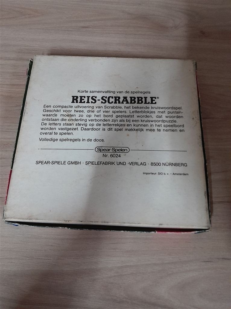 reis scrabble - s4347, Verzenden, Zo goed als nieuw
