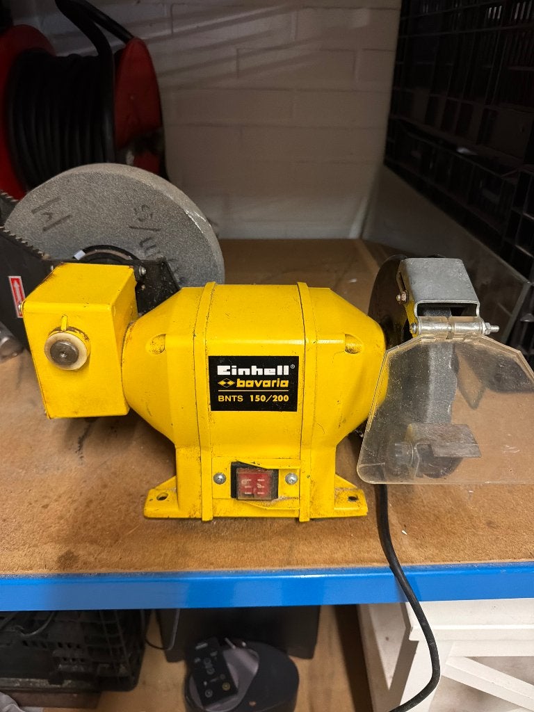 Slijpmachine tafelmodel Einhell, Ophalen of Verzenden, Zo goed als nieuw, Minder dan 700 watt, Werkbankslijpmachine