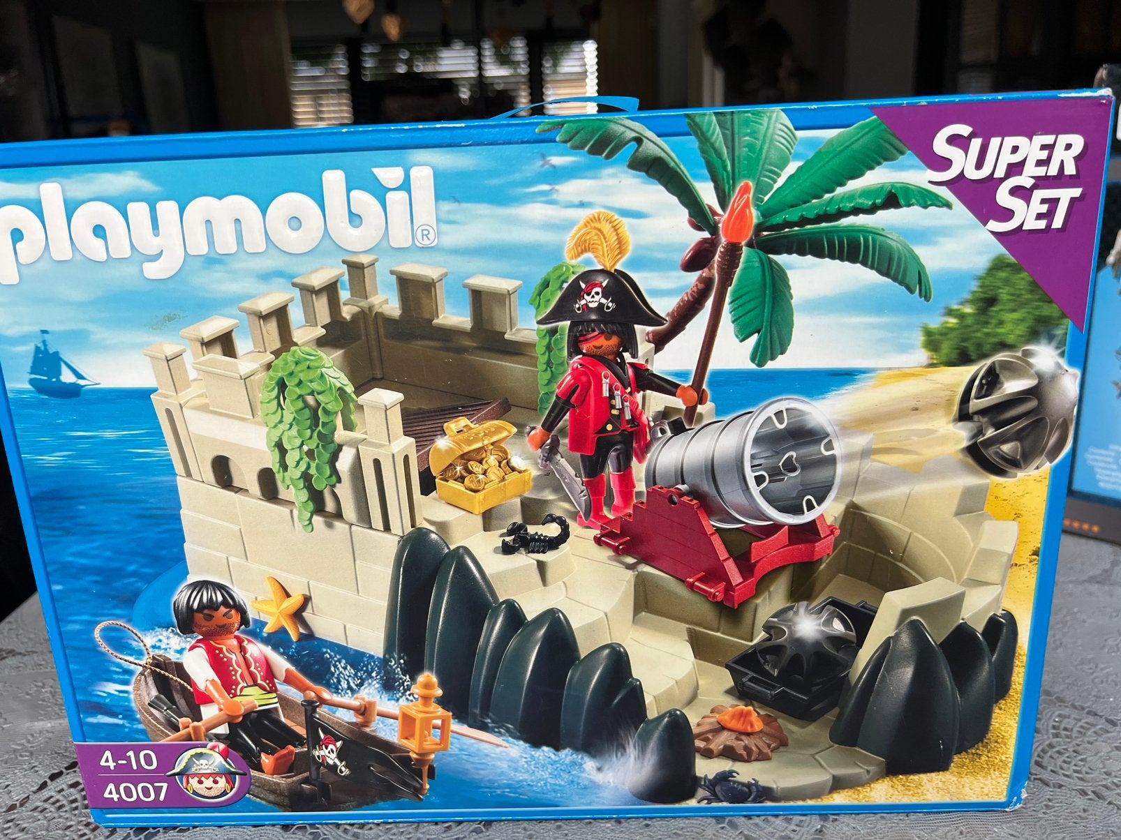 Playmobil SuperSet Piratenvesting - setnummer 4007, Pirates, Gebruikt, Complete set, Ophalen of Verzenden