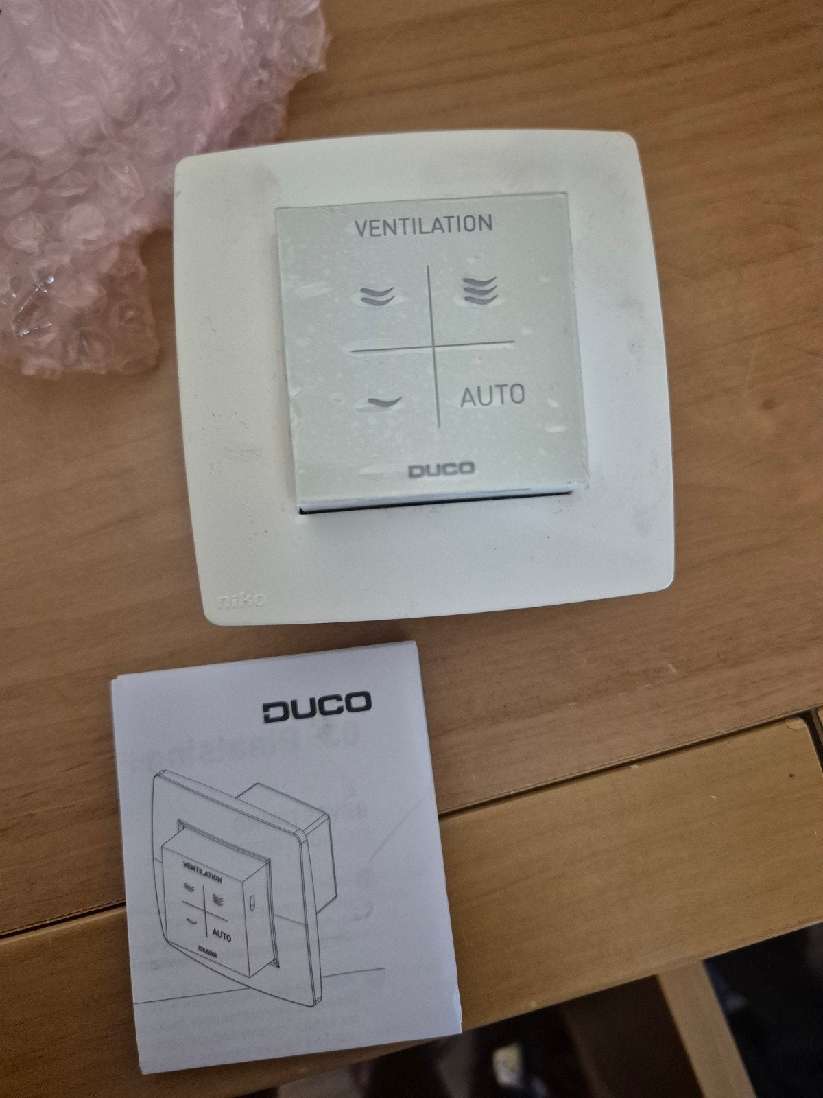 Duco Ventilatie Bedieningspaneel -  co2 nieuw, Ophalen of Verzenden, Zo goed als nieuw, Ventilator