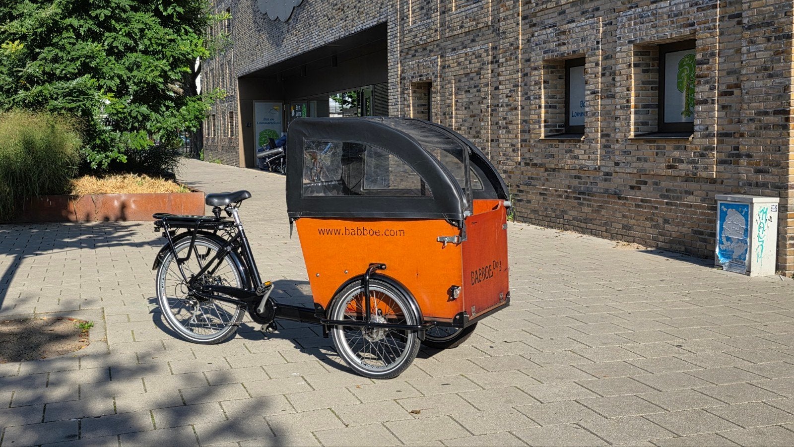 Elektrische Babboe Dog Bakfiets met Regentent - Topstaat!, Overige merken, Goederen, Huif, Ophalen of Verzenden