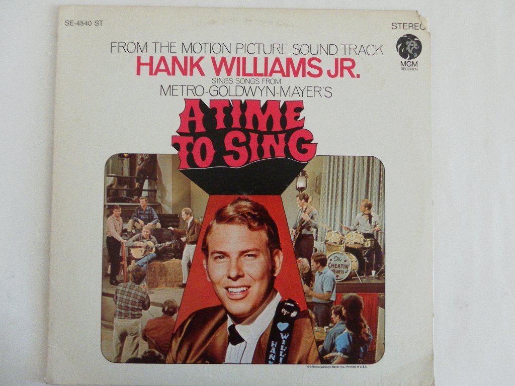 LP Hank Williams, Jr. - A Time To Sing, LP, Gebruikt, Originele persing, Ophalen of Verzenden