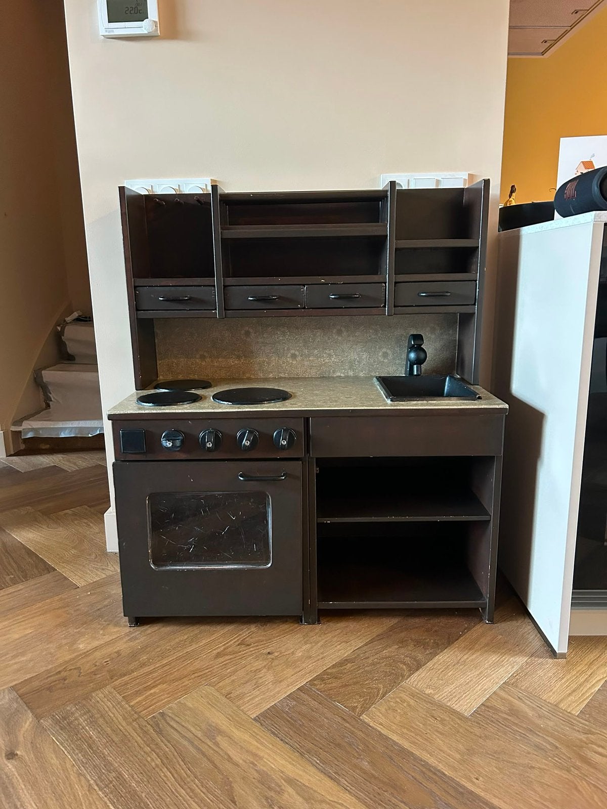 Houten Speelkeuken 100.5x85x40 cm, Kinderen en Baby's, Speelgoed | Speelkeukens, Ophalen, Gebruikt, Hout, Speelkeuken