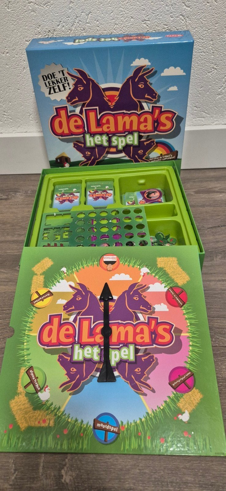 De Lama's Het Spel - Bordspel, Hobby en Vrije tijd, Vijf spelers of meer, Ophalen of Verzenden, Zo goed als nieuw, BNN