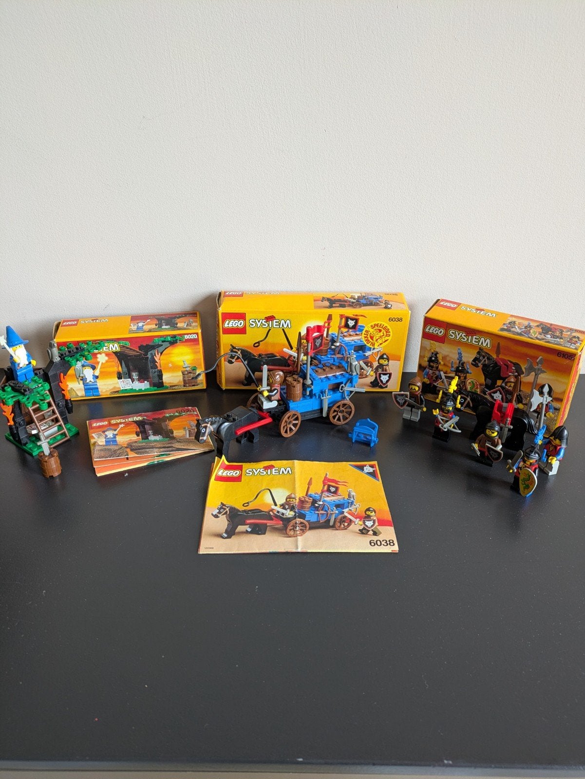 Oude Lego setjes met doos en boekjes, Ophalen, Gebruikt, Lego, Inclusief accessoires