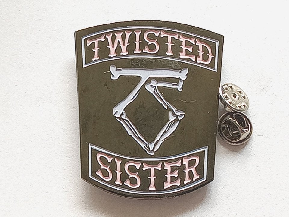 Twisted Sister leuke  nieuwe shaped pin badge speld n7, Verzenden, Nieuw, Overige typen