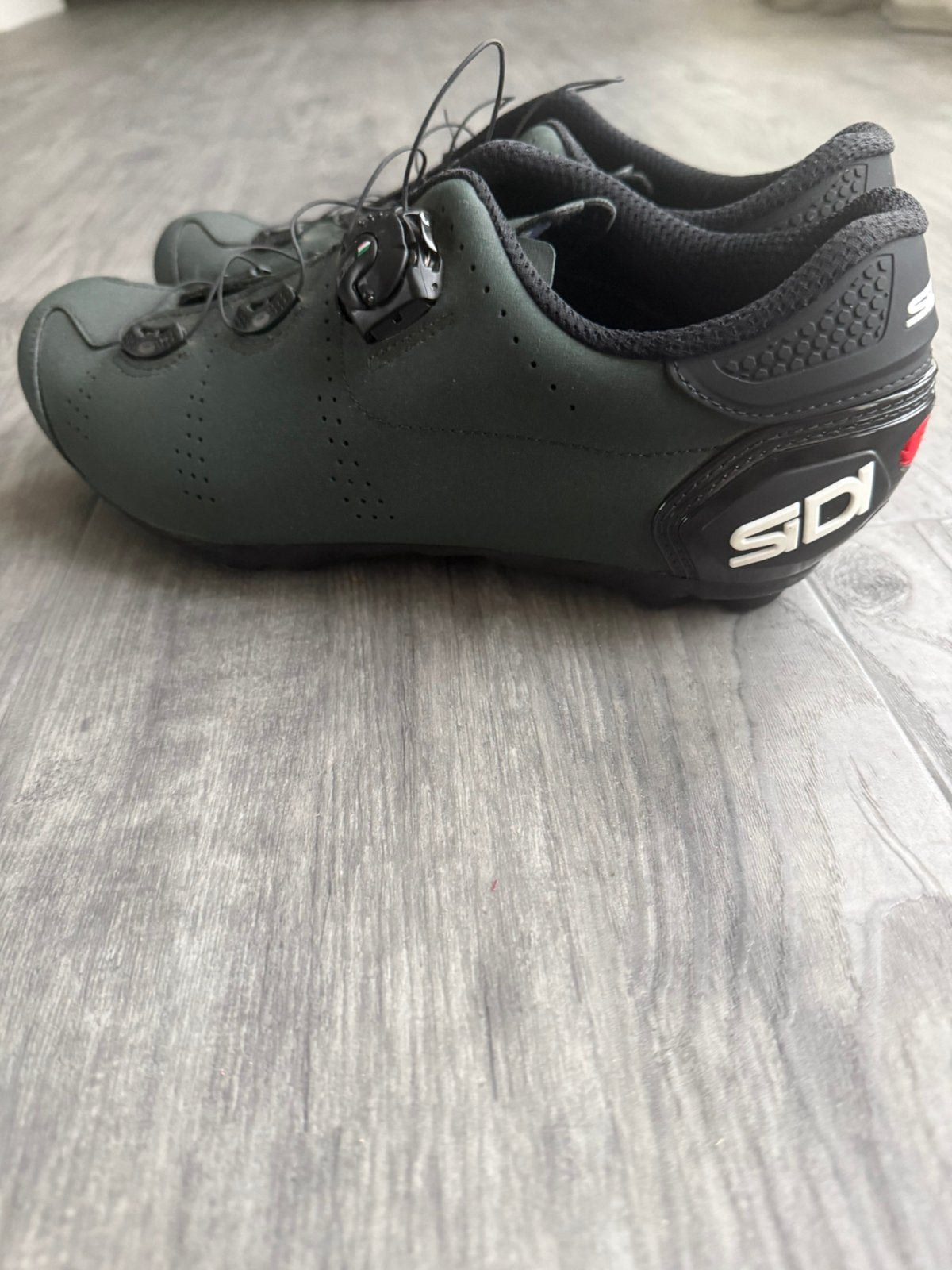 Mountainbike fietsschoenen Sidi donkergroen zwart maat 44, Verzenden, Zo goed als nieuw, Schoenen