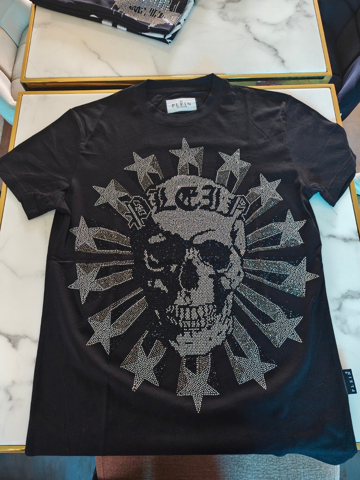 Philipp Plein Skull shirt maat M, Maat 48/50 (M), Zwart, Nieuw, Ophalen of Verzenden