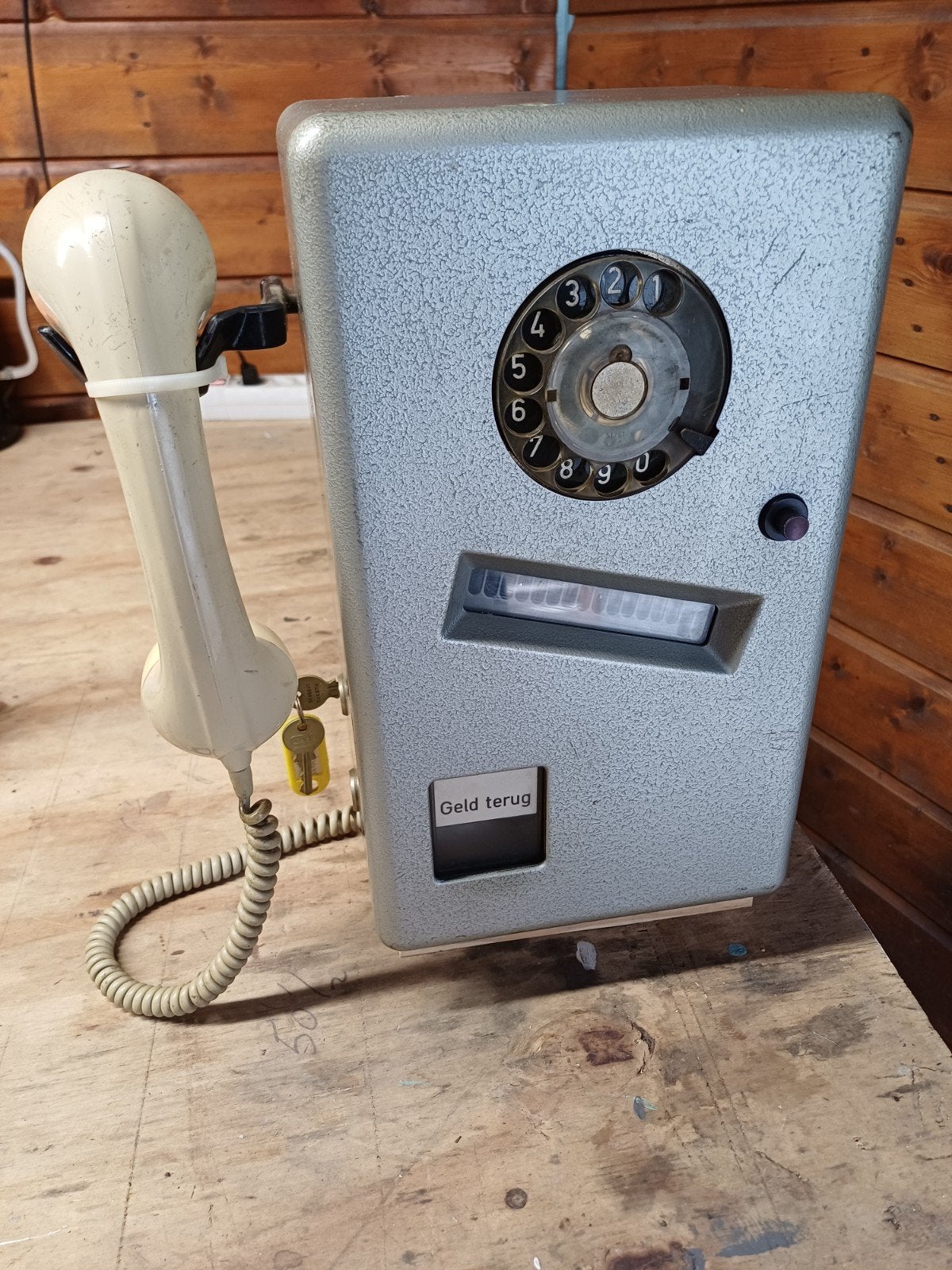 Retro Telefoon., Ophalen, Gebruikt, Met draaischijf