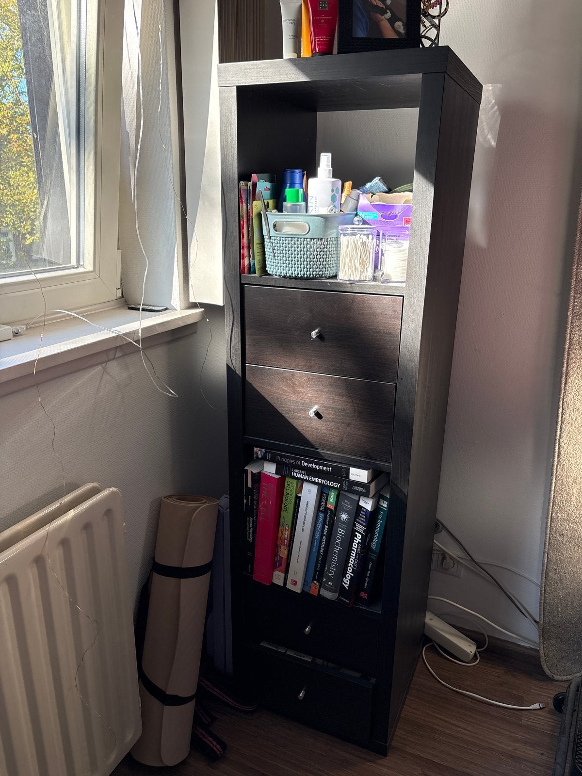 Ikea kast met 4 lades en open vakken, Ophalen, Gebruikt