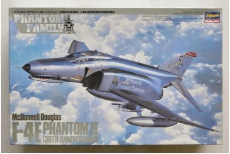 1/48 Hasegawa F-4E Phantom, Hobby en Vrije tijd, Modelbouw | Vliegtuigen en Helikopters, Hasegawa, Gebruikt, Ophalen of Verzenden