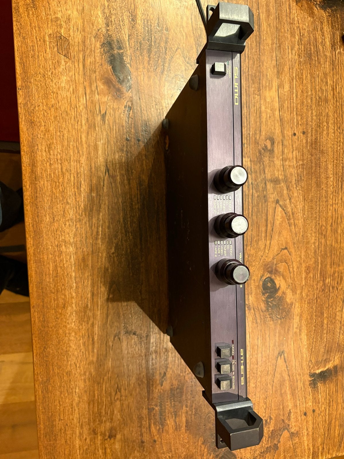Sumo Athena voorversterker - Vintage Hifi, Overige merken, Gebruikt, Ophalen of Verzenden, Minder dan 60 watt