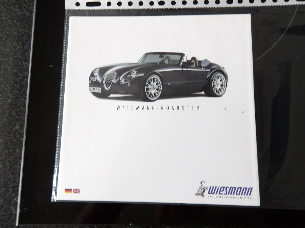 Wiesmann Roadster Brochure - Zeldzaam verzamelobject, Ophalen of Verzenden, Zo goed als nieuw, Overige merken, Wiesmann