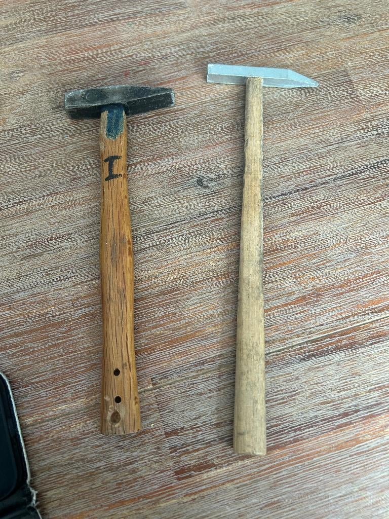2 kleine hamers, Ophalen of Verzenden, Gebruikt, Gereedschap of Toebehoren