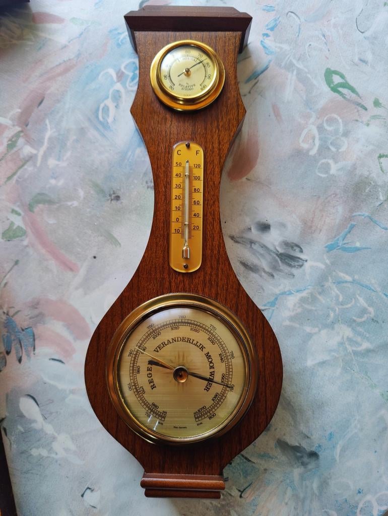 Vintage Weerstation Wandmodel, Ophalen of Verzenden