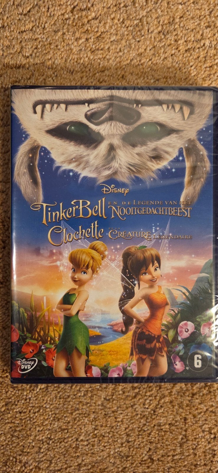 TinkerBell en de Legende van het Nooitgedachtbeest DVD, Cd's en Dvd's, Animatie, Nederlands, Ophalen of Verzenden, Vanaf 6 jaar