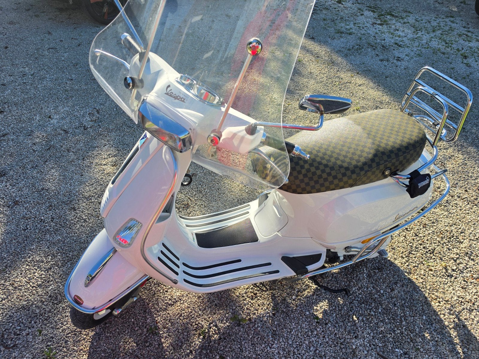Vespa Piaggio - Louis Vuitton Zadel - Nette Staat, Fietsen en Brommers, Ophalen, Gebruikt, Benzine, Vespa S