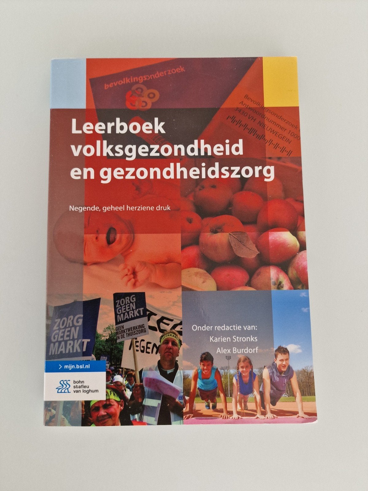 Leerboek volksgezondheid en gezondheidszorg, Boeken, Zo goed als nieuw, Gamma, Karien Stronks, Alex Burdorf, HBO