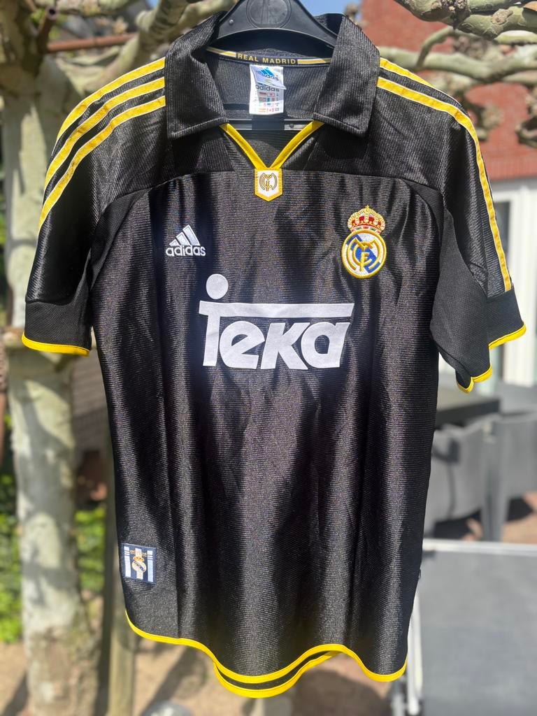 Real Madrid 98/99 Away – Raúl #7 – Adidas Vintage, Verzenden, Zo goed als nieuw, Buitenlandse clubs, Shirt