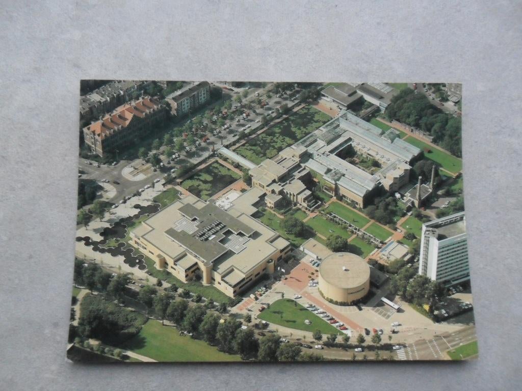 's Gravenhage, het Museon/luchtfoto, Verzenden, 1980 tot heden, Ongelopen, Zuid-Holland