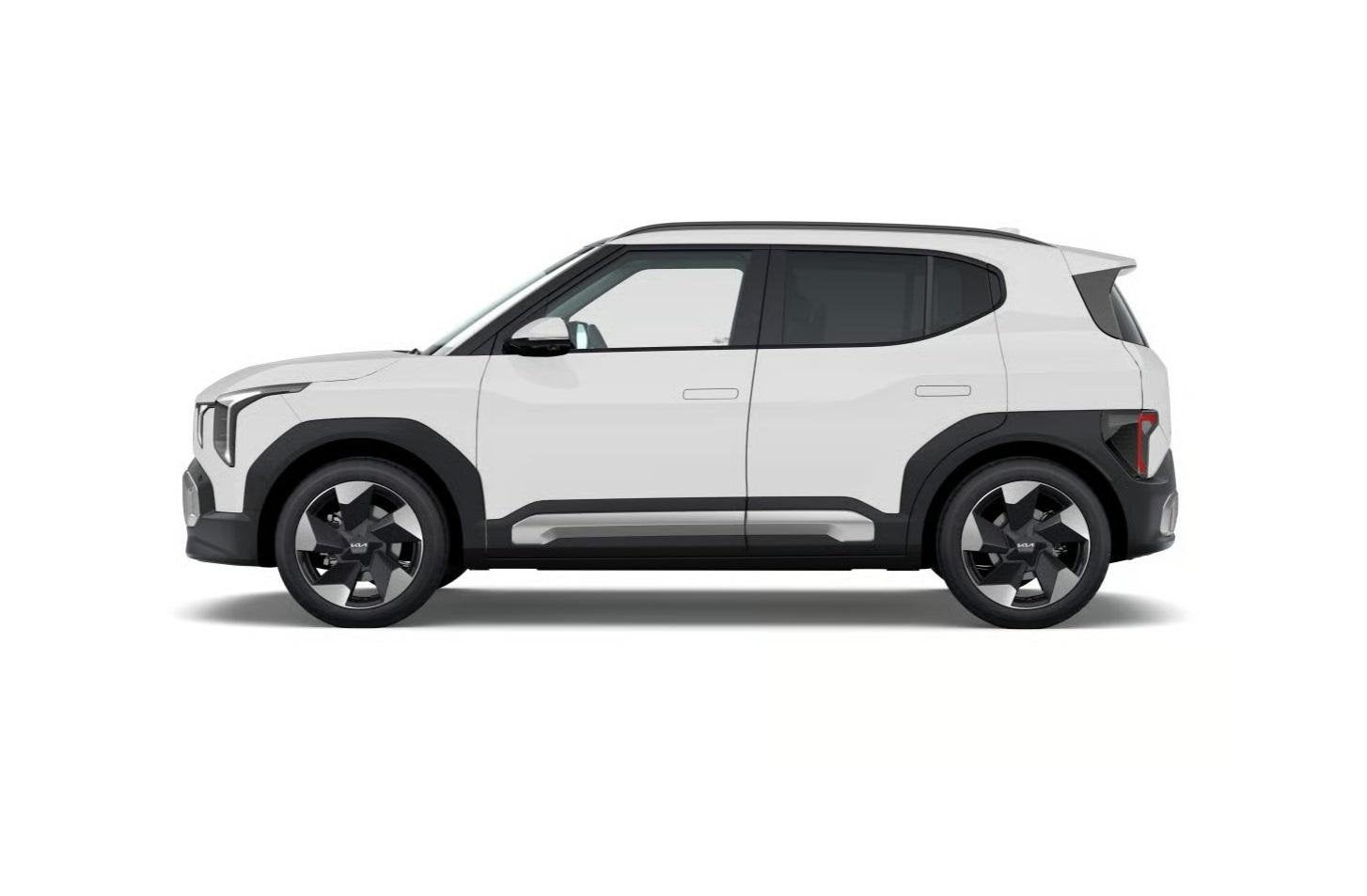 Kia EV2 Plus Advanced 42.2 kWh | Glazen schuif-/kanteldak |, Auto's, Stof, 750 kg, Wit, Nieuw