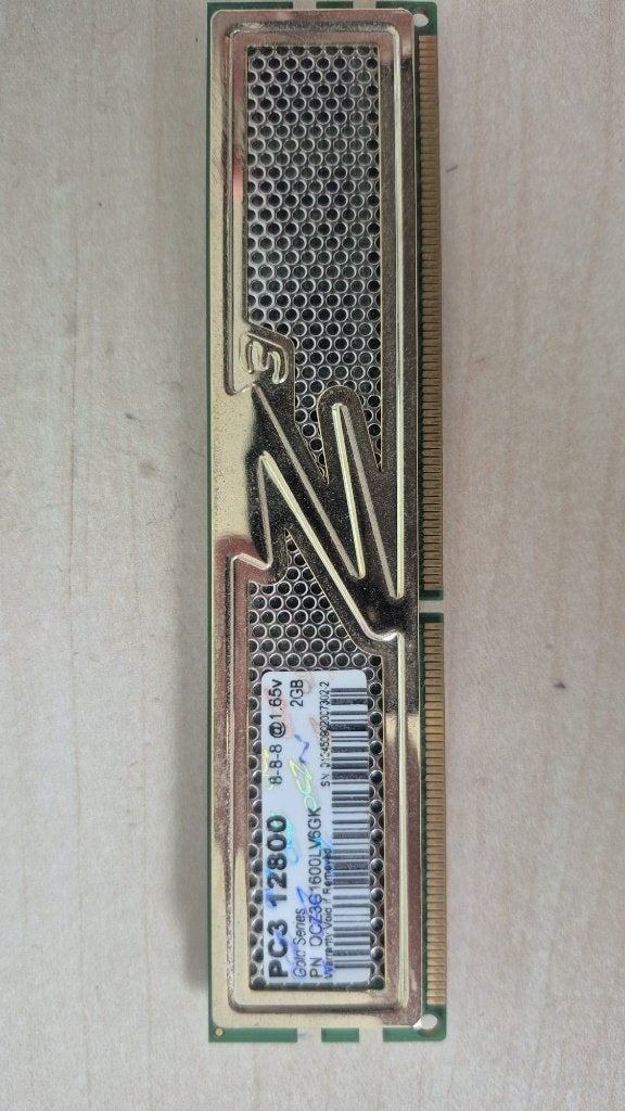 1 x OCZ OCZ Gold DDR3 PC3-12800 (OCZ3G1600LV6GK), Gebruikt, DDR3, Ophalen of Verzenden, Desktop