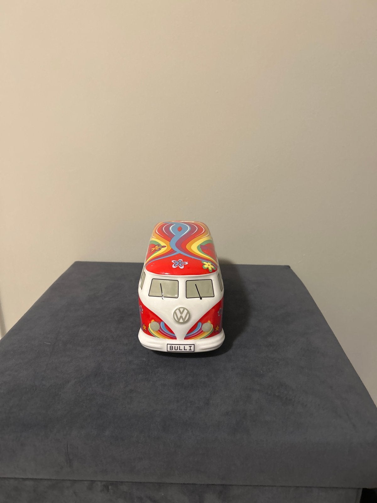Volkswagen Bulli T1 Spaarpot - Hippie Bus, Ophalen of Verzenden, Gebruikt, Steen, Aardewerk of Keramiek, Vervoermiddel