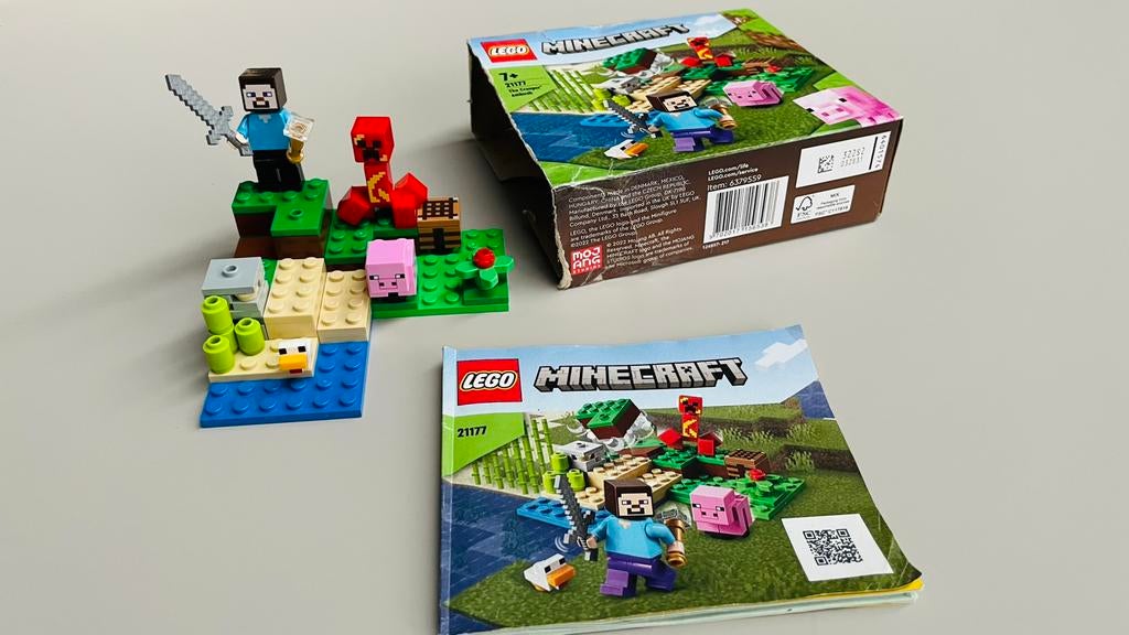 Lego Minecraft 21177 Creeper hinderlaag, Ophalen, Gebruikt
