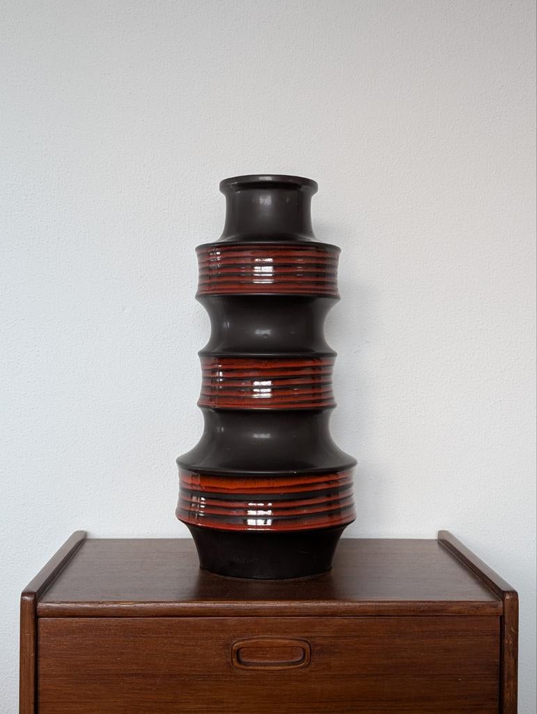 XL Scheurich Fat Lava vloervaas – West Germany – jaren 70, Antiek en Kunst, Antiek | Vazen, Ophalen of Verzenden