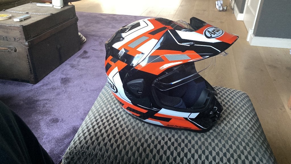 Arai Tour X5 XL 60-61cm Oranje, Motoren, Kleding | Motorhelmen, Arai, XL, Ophalen of Verzenden, Tweedehands