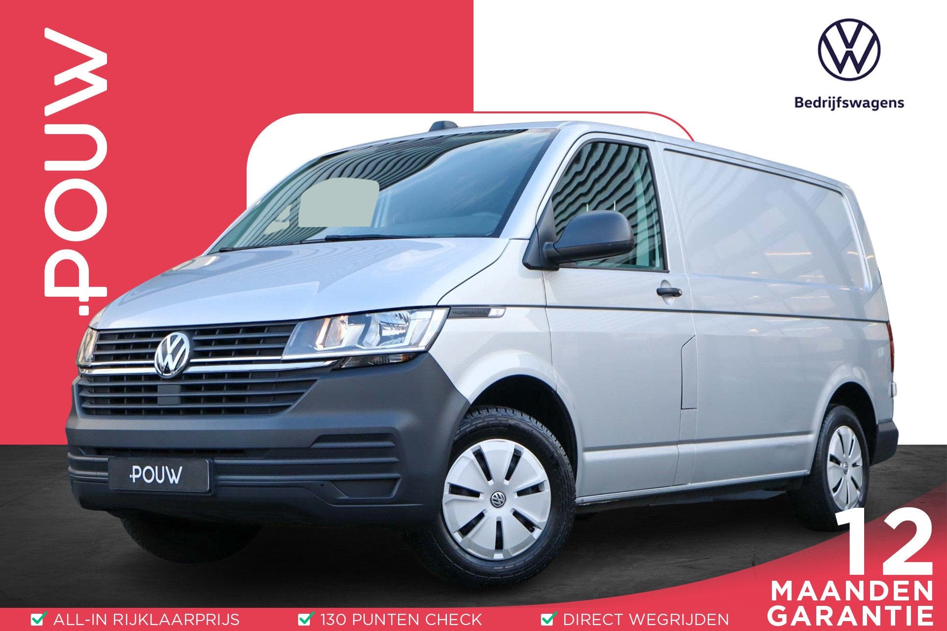 Volkswagen Transporter 2.0 TDI 90pk L1H1 | Cruise Control |, Auto's, Voorwielaandrijving, 12 maanden, Stof, Gebruikt