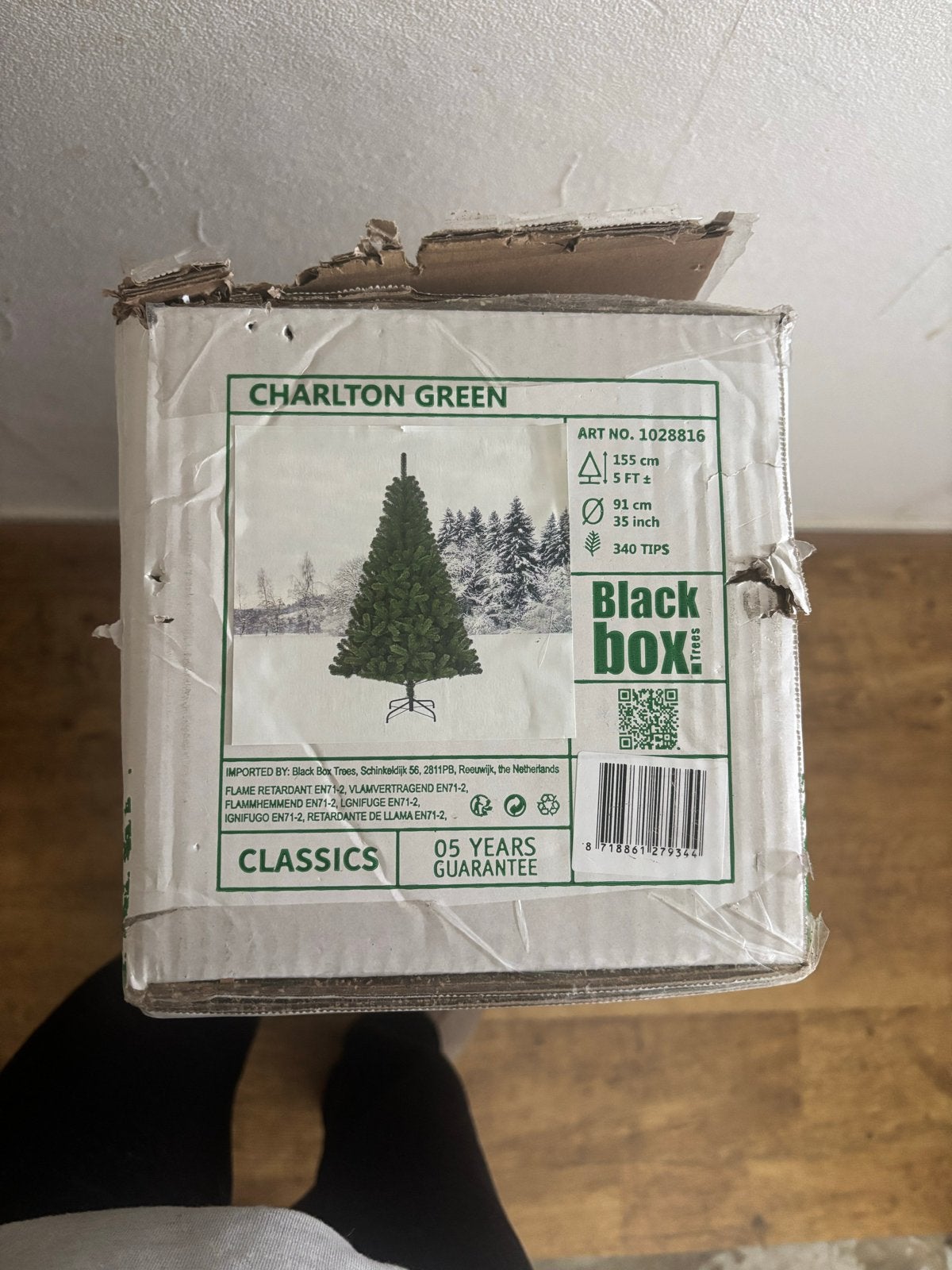Kerstboom, Ophalen, Zo goed als nieuw