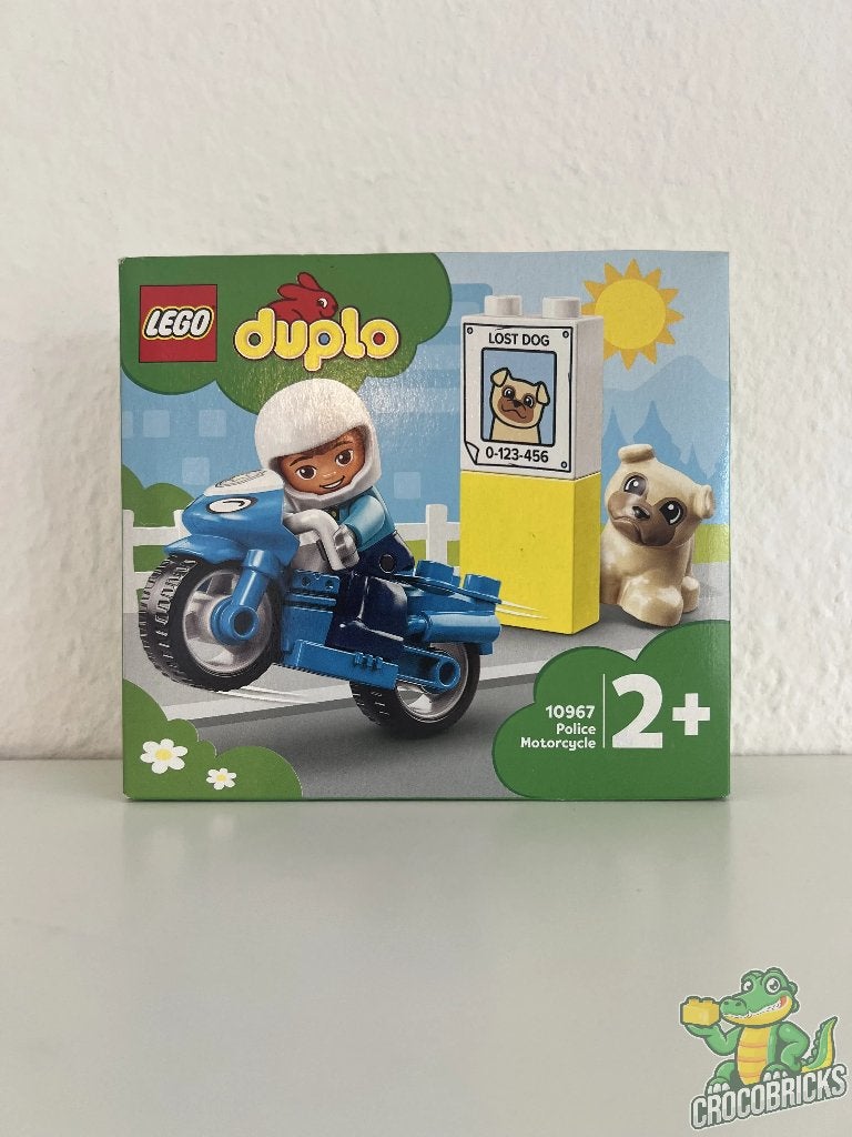 LEGO DUPLO 10967 Police Motorcycle, Overige thema's, Verzenden, Lego, Nieuw