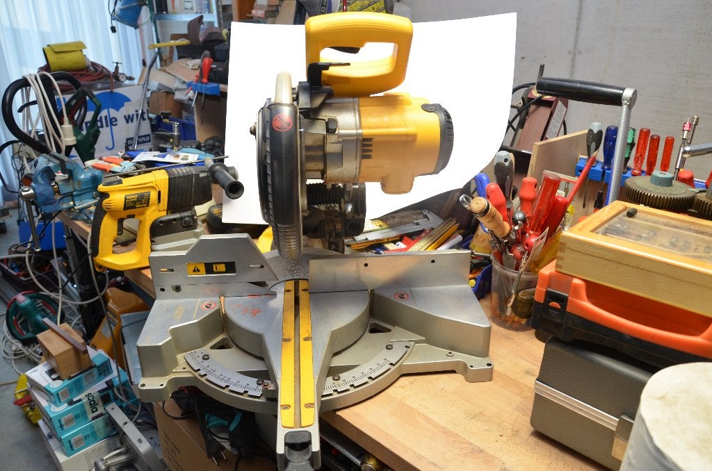 Dewalt afkortzaag op batterij/accu DW 017  met betonboor, Doe-het-zelf en Verbouw, Gereedschap | Zaagmachines, Ophalen of Verzenden