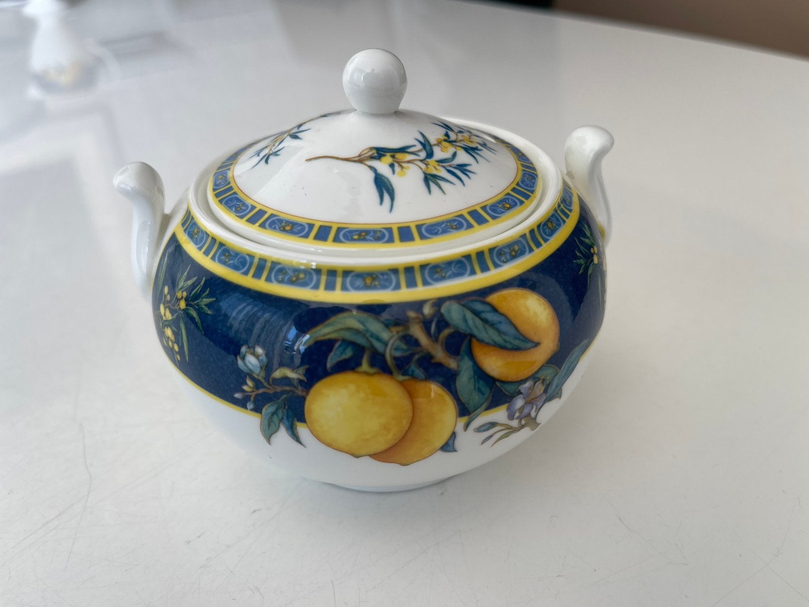 Wegdwood • Citrons • Suikerpot, Ophalen of Verzenden, Zo goed als nieuw, Overige stijlen, Overige typen