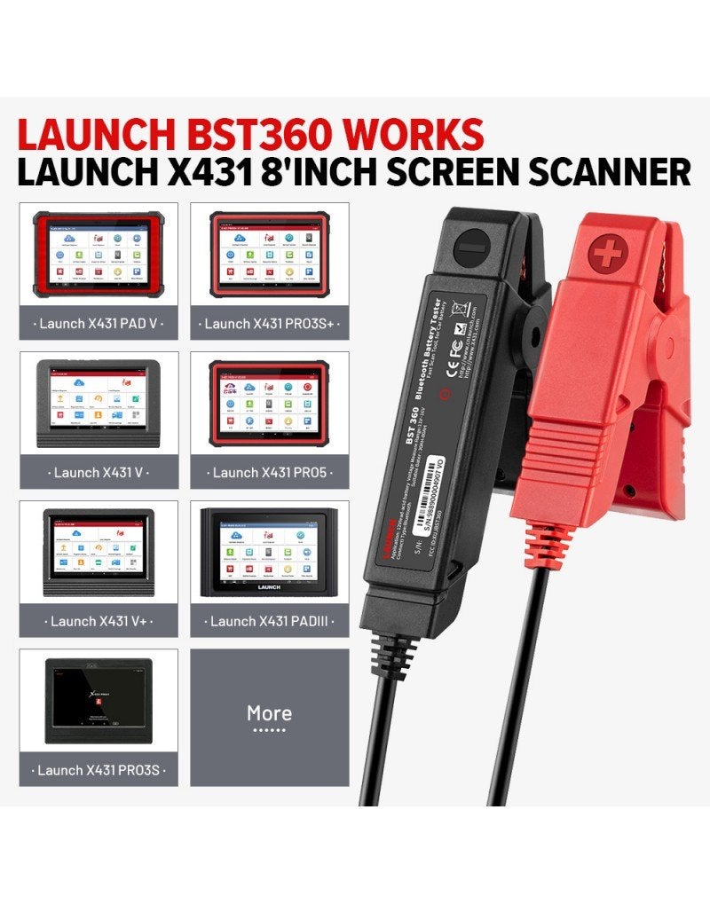 Launch BST360 6V 12V auto-accutester, Auto diversen, Autogereedschap, Ophalen of Verzenden