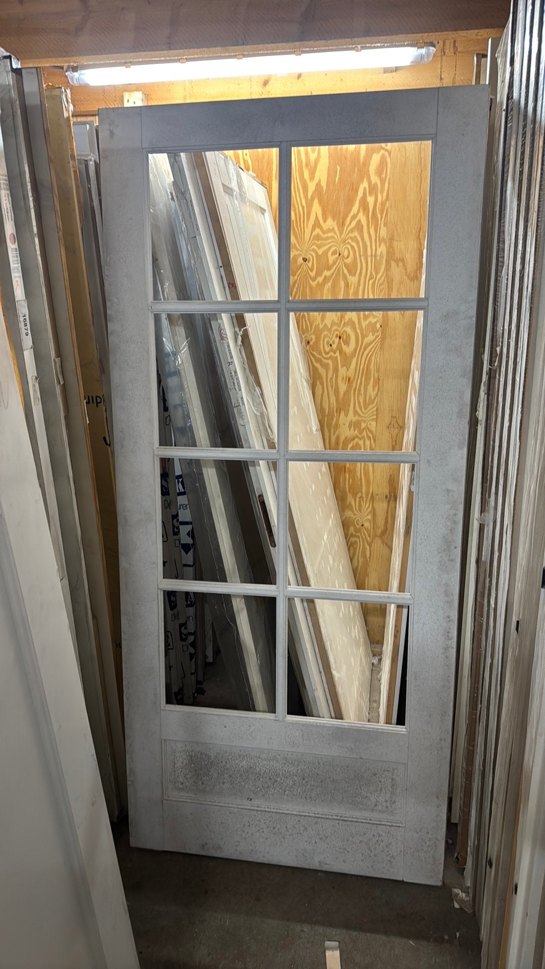 Opdek paneeldeur 93x211.5 cm rechtshangend nr 984, Ophalen, 80 tot 100 cm, Binnendeur, Nieuw